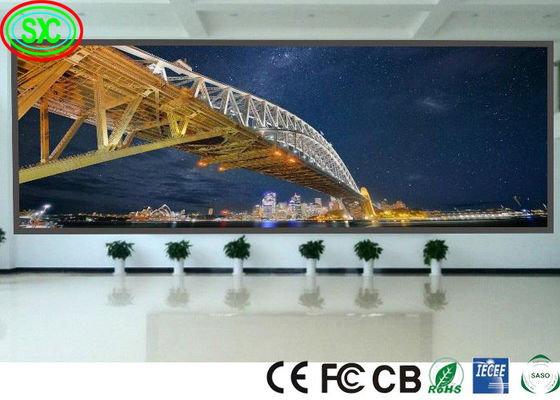 HD الصوتي البصري P2 P3 256*128mm داخلية كاملة الألوان LED Display full color led display