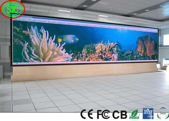 سعر جيد HD الصوتي البصري P2 P3 256*128mm داخلية كاملة الألوان LED Display full color led display الانترنت
