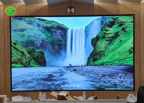 P2 P2.5 شاشة تأجير عالية الدقة LED Video Wall غرفة الاجتماعات الداخلية