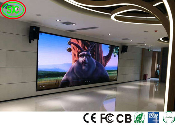 شاشة إعلانات LED داخلية عالية الدقة كامل اللون 256 X128mm SMD2727