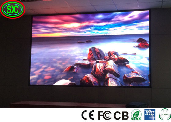 شاشة إعلانات LED داخلية عالية الدقة كامل اللون 256 X128mm SMD2727