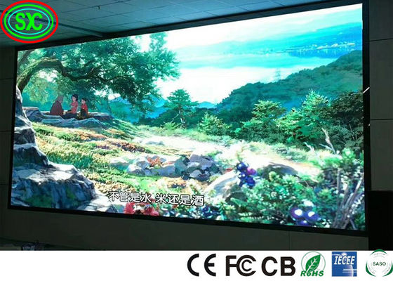 شاشة إعلانات LED داخلية عالية الدقة كامل اللون 256 X128mm SMD2727