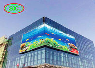 1R1G1B بالألوان الكاملة 6 مم الملعب في الهواء الطلق أدى شاشات الإعلانات لوحة 6500cd / m2 السطوع