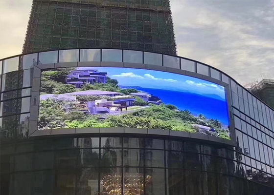 P10 في الهواء الطلق Full Color SMD Waterproof LED Video Advertising Billboard 320*160mm