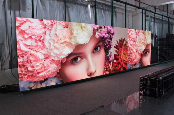 عالية الوضوح الداخلية كامل اللون P5 320 * 160mm LED فيديو جدار استئجار شاشة