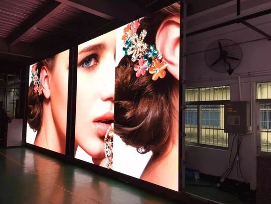 عالية الوضوح الداخلية كامل اللون P5 320 * 160mm LED فيديو جدار استئجار شاشة