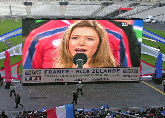 شاشة LED خارجية P6، درجة وضوح 6 مم، ألوان كاملة، IP65