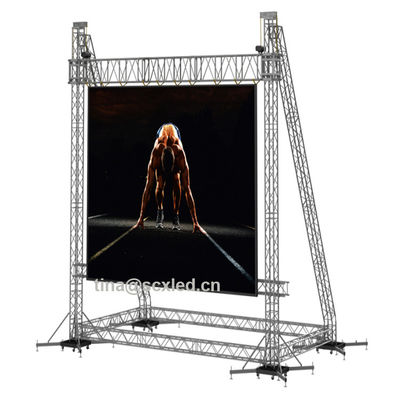 HD Full Color P4 Waterproof Outdoor Stage Led Video Wall استئجار الشاشة لأحداث الحفل الموسيقي