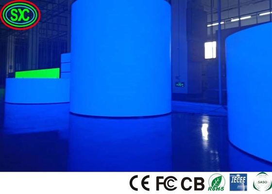 HD 3 سنوات ضمان كامل لون 3840 هرتز P3.91 داخلية منحنية LED شاشة العرض للمسرح