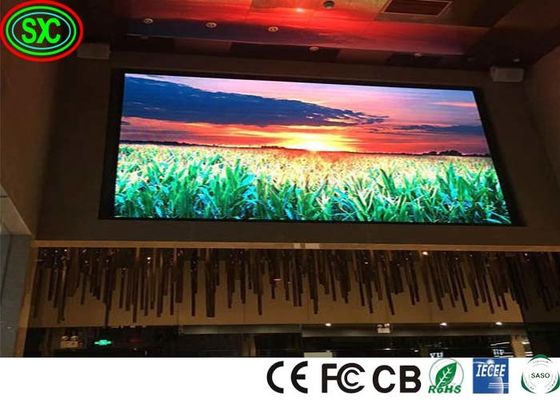 SMD2121 1200cd / m2 P3.91 جدار الفيديو LED الداخلي 500X500mm