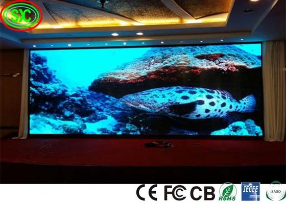 مشهد تفاعلي مخصص SMD2020 200W P2.6 P2.9 P3.91 شاشة خلفية LED