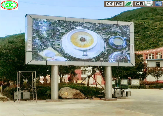 عازل المياه في الهواء الطلق 960*960mm SMD3535 10mm Pixels لوحات إعلانات التلفزيون