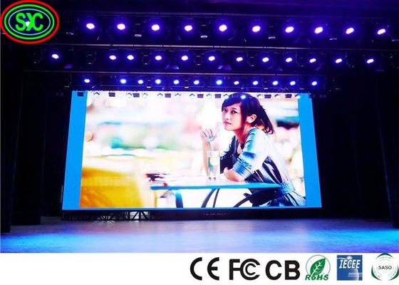 الصوتية البصرية IP40 SMD2121 P4.81 المسرح LED الفيديو الحائط المسرح LED الشاشة الإعلانية LED الشاشة