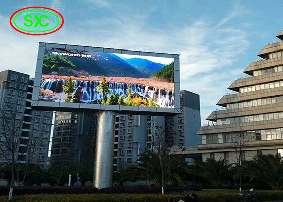 سعر جيد شاشة العرض LED بالألوان الكاملة الخارجية P8 بسعة 5500cd / m2 للإعلان الانترنت
