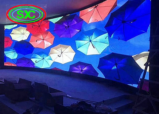 SMD2121 P4.81 شاشة استئجار LED RGB ، داخلية بألوان كاملة 1500cd / sqm 3 سنوات ضمان