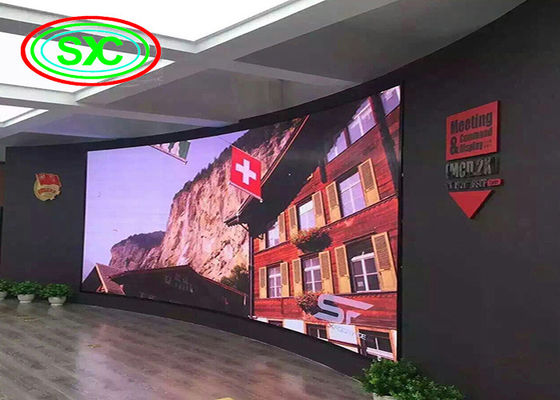 SMD2121 P4.81 شاشة استئجار LED RGB ، داخلية بألوان كاملة 1500cd / sqm 3 سنوات ضمان