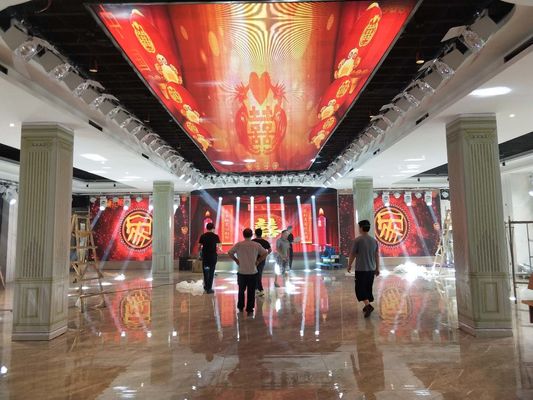 سعر جيد 280W 2500cd / P2.976 شاشة خلفية LED داخلية الانترنت