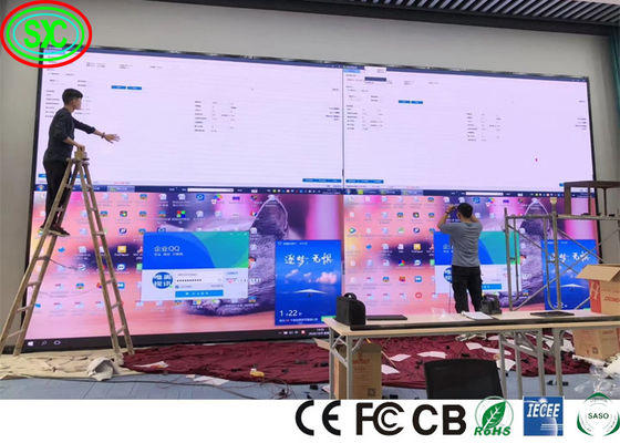 لوحة حائط فيديو LED كبيرة مرنة HD P4 P5 192 * 192mm قابلة للبرمجة
