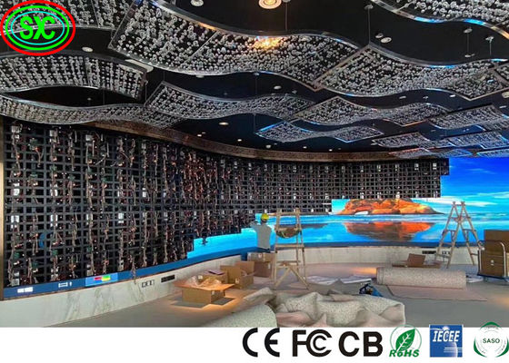 شاشة LED خلفية ذات سطوع فائق P5 للإيجار مع بنية متعددة الحلقات