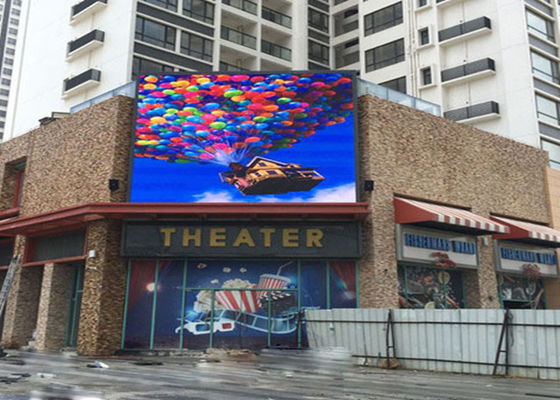 P6 SMD LED Displayالشاشة الخارجية المقاومة للماء 768 * 768mm لافتة إعلانية ملونة بالكامل