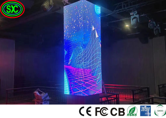 شاشات LED خلفية داخلية عالية الدقة للمسرح ، أحداث حية ، جدار فيديو