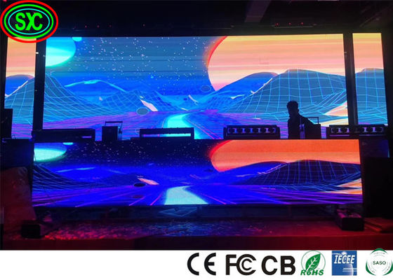 شاشات LED خلفية داخلية عالية الدقة للمسرح ، أحداث حية ، جدار فيديو