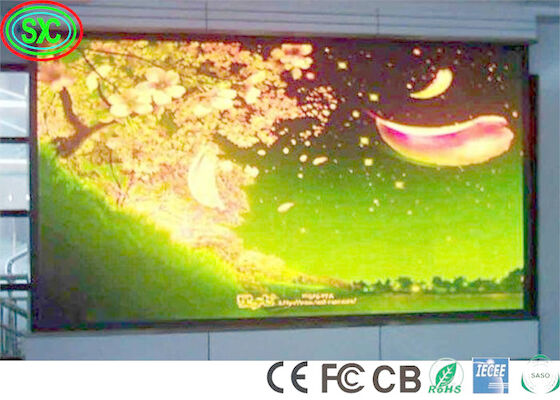 FCC IECEE 6000cd 40000dots/sqm 1R1G1B شاشات LED المسرحية شاشات LED كاملة الألوان