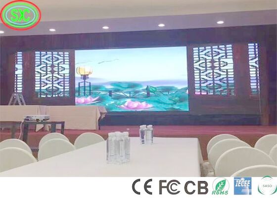 0.3mm Pixel IP67 P3.91 المسرح الإيجار LED Display 500 * 500MM المسرح LED الشاشة كامل اللون LED العرض