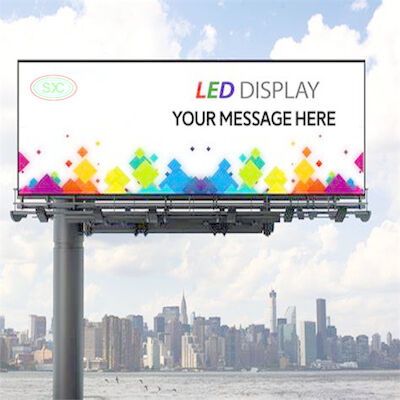 SMD2727 RGB LED لوحات إعلانية P8 في الهواء الطلق ملون كامل ضوء عالي الإعلانات علامة مضادة للماء