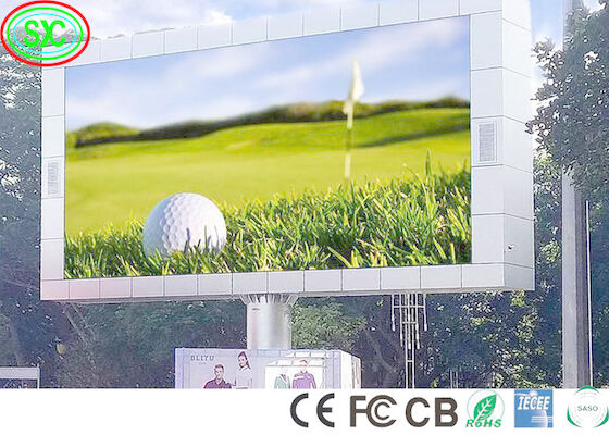 7000nits 1000W / m2 400mcd إعلانات LED الخارجية شاشة إعلانات LED الخارجية