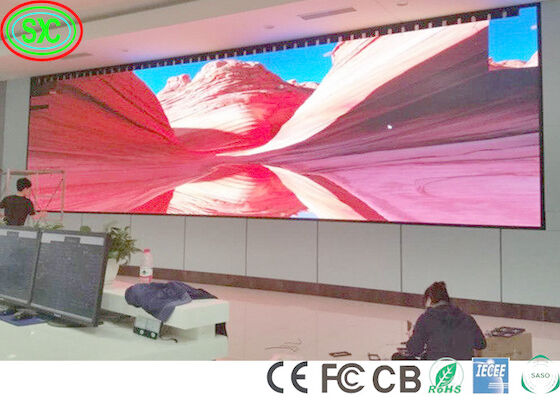 معدل تحديث عالٍ بالألوان الكاملة الداخلية يزيد عن 3840 هرتز SMD P2 P3 P4 P5 شاشة LED على الحائط لوحات شاشة LED