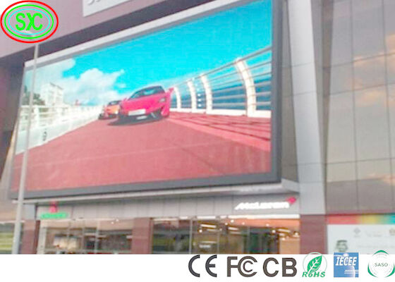 شاشة LED عالية السطوع في الخارج ملونة بالكامل P5 P6 P8 P10 شاشة LED مع شهادات CE ROHS FCC CB IECEE