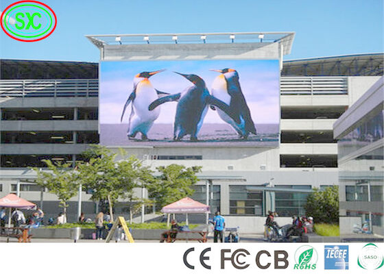 شاشة LED عالية السطوع في الخارج ملونة بالكامل P5 P6 P8 P10 شاشة LED مع شهادات CE ROHS FCC CB IECEE