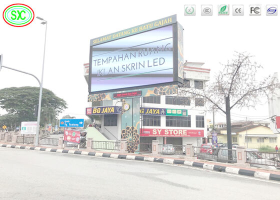 معدل تحديث عالي SMD3535 في الهواء الطلق بلومبارد إعلاني ملون