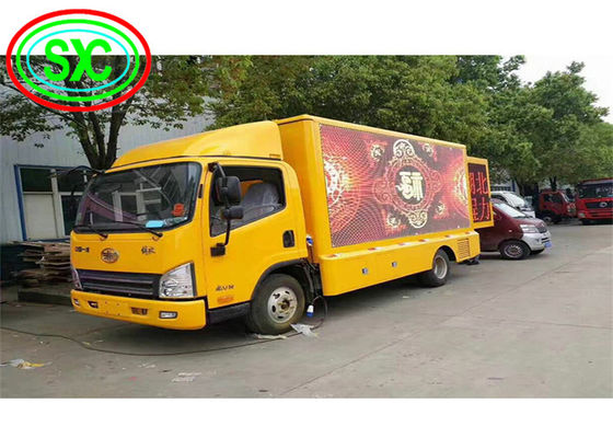 سعر جيد شاحنة رياضية متنقلة شاشة LED مع 2727 حجم مصباح وحجم وحدة 320 * 160mm الانترنت