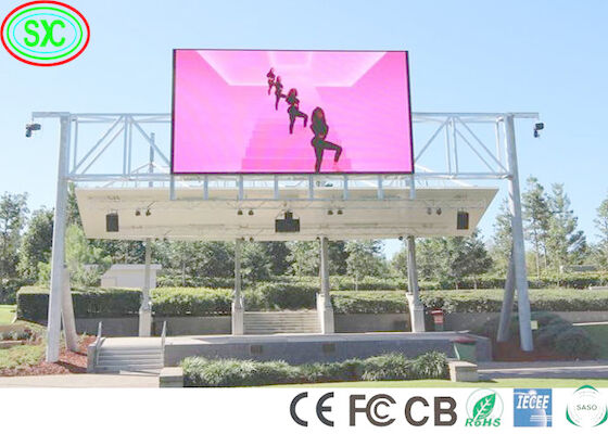 شاشة LED ملونة كاملة خارجية P8 320 * 160 مم وحدات LED موفرة للطاقة لوحات إعلانية