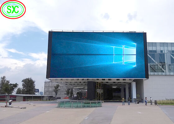 P6 P8 P10 الإعلانات الخارجية المقاومة للماء 960x960mm الخزانة الكشاف التجاري