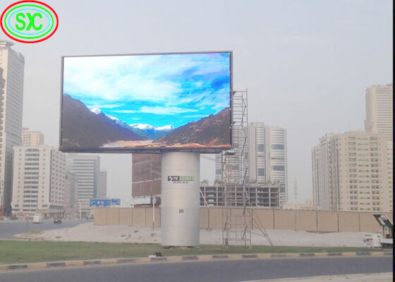 P6 P8 P10 الإعلانات الخارجية المقاومة للماء 960x960mm الخزانة الكشاف التجاري