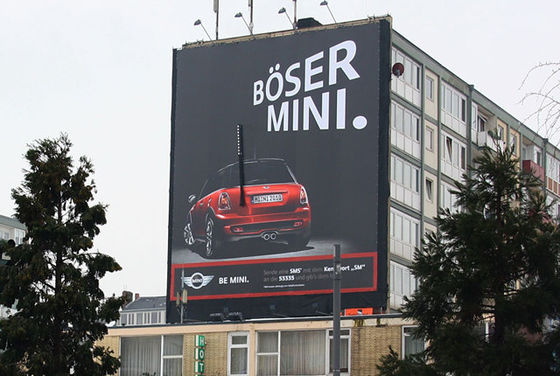 P10 شاشة إعلانات LED في الهواء الطلق 10mm Pixel Pitch IP65 مقاومة للماء