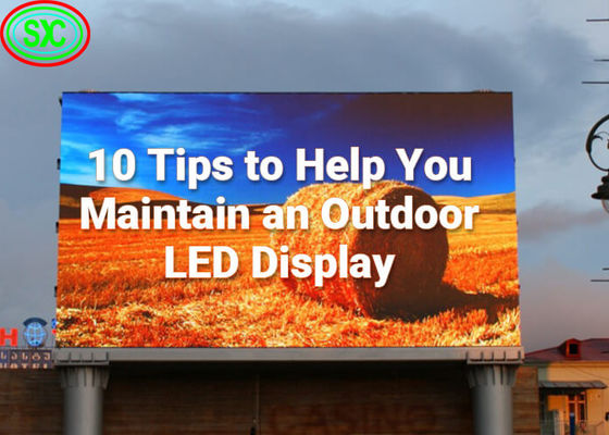 Nationstar Pantalla للإعلانات الخارجية P10 LED لوحة عرض شاشة حائط فيديو