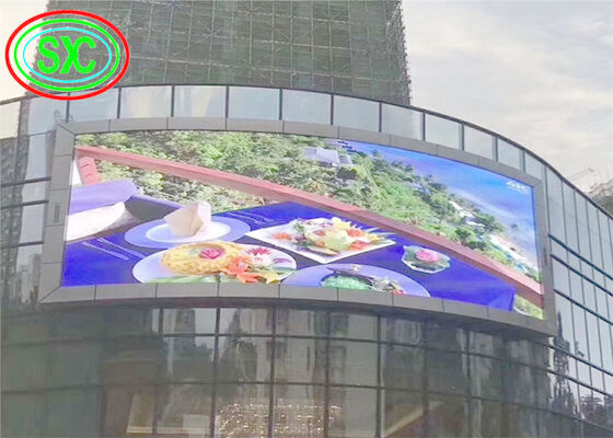 سطوع عالية في الهواء الطلق SMD RGB P10 عرض كامل اللون أدى للإعلان