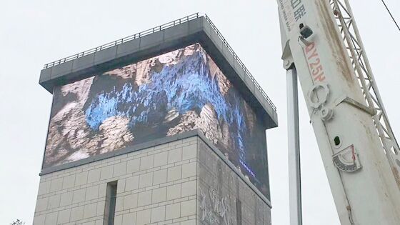 مضاد للماء في الهواء الطلق IP65 Full Color P10 LED Display جدار الفيديو CE Rohs المعتمد