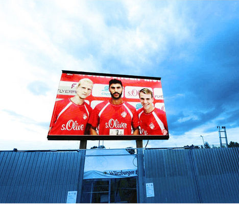 P10 شاشة LED للخارج 10mm Pixel Pitch IP65 مقاومة للماء