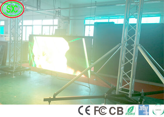 1200cd/m2 SMD2121 P2.5 المسرح LED Video Wall 3840hz مسرح LED خلفية الشاشة