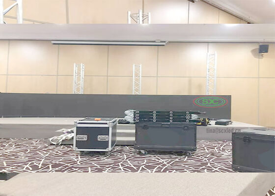 شاشة عرض داخلية مدعومة بألوان كاملة P3 111111dots / sqm شاشة حائط فيديو LED