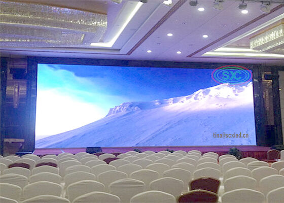 شاشة حائط الفيديو LED HD 4k P3.91 Smd ملون كامل داخلي LED المصفوفة لوحة تأجير شاشات LED