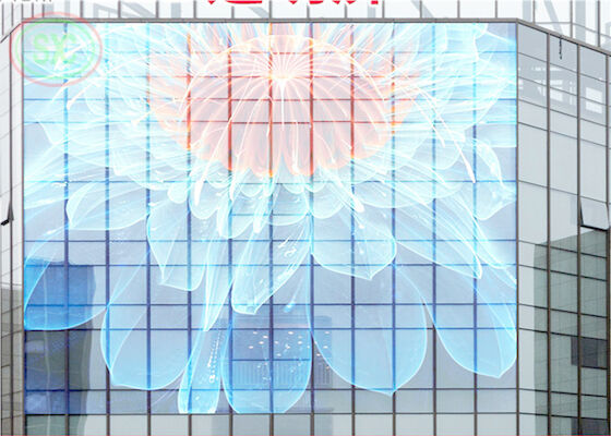1R1G1B التجارية الشفافة شاشة التلفزيون LED 1000mmx1000mm حجم القضية