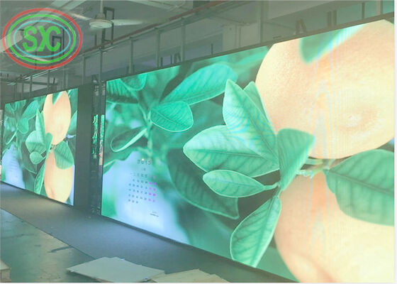 شاشة الإيجار عالية الوضوح كامل اللون RGB P6 LED 960Mm X 960Mm خزانة داخلية