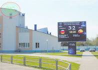 إطار جميل 1R1G1B الملعب 6 مم بالألوان الكاملة LED لوحة الإعلانات مع عمود بجانب الطريق