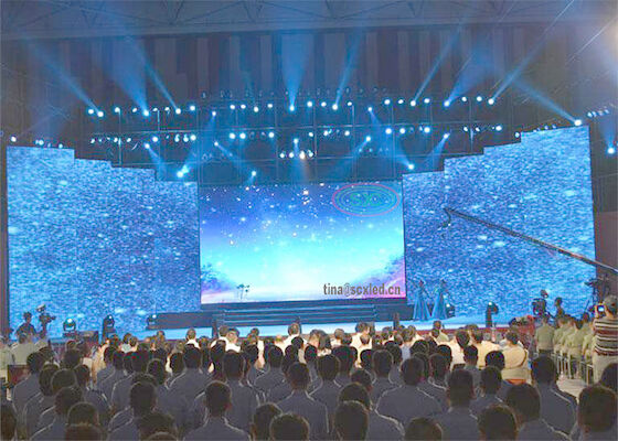 داخلي P2.5 الإيجار HD كامل اللون عرض LED المسرح الخلفية عرض LED شاشة كبيرة